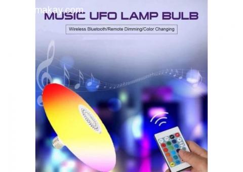 MUSIC LAMP 13 COLORS CHANGEABLE, REMOTE CONTROL, BLUETOOTH SPEAKER.